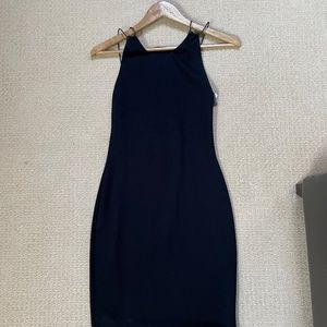 FCUK black strappy dress 4 NWT